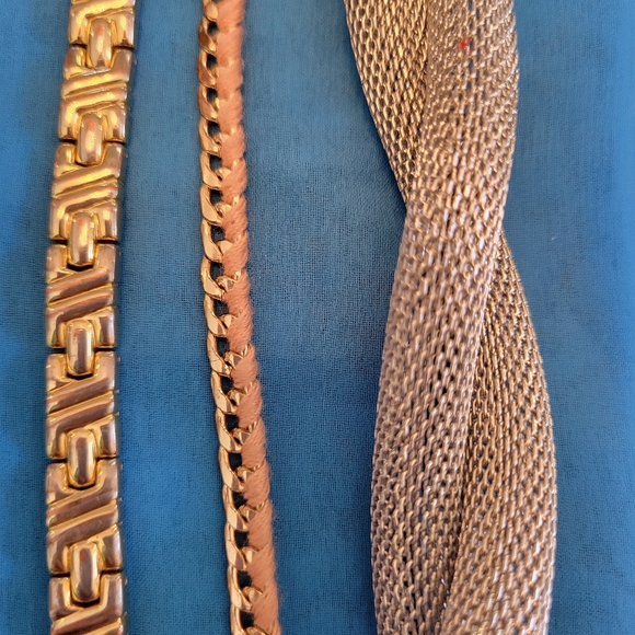 Trio of Bracelets ~ Mesh & Metal ~ Y2K ~ Crafts ~ Re-purpose ~ Jewelry Making - Picture 4 of 12